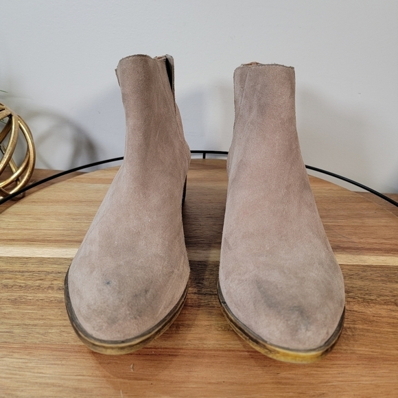 Lucky Brand Benissa Suede Ankle Boots Size 9.5 - Picture 6 of 17